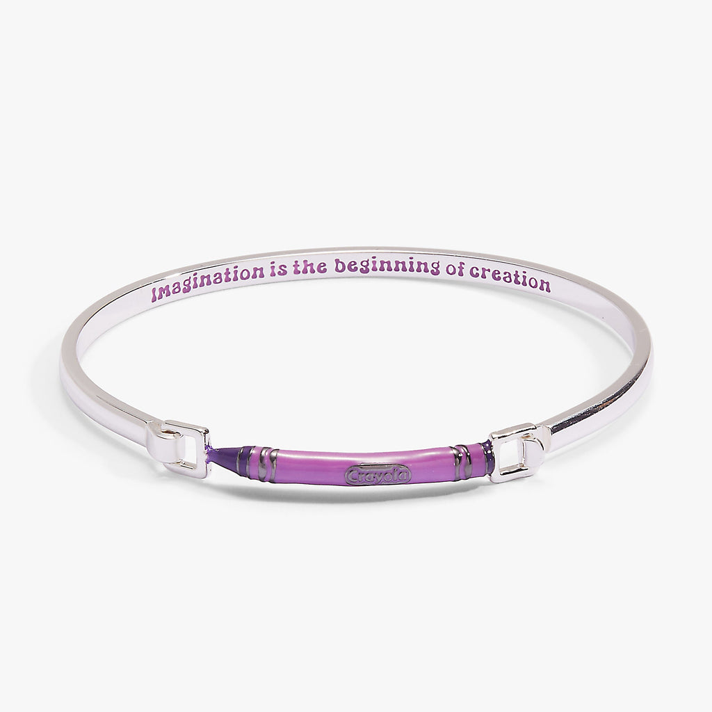 Crayola Royal Purple Crayon Tension Bangle