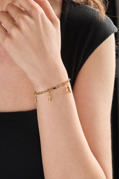 Bracciale con ciondoli a tema scacchi