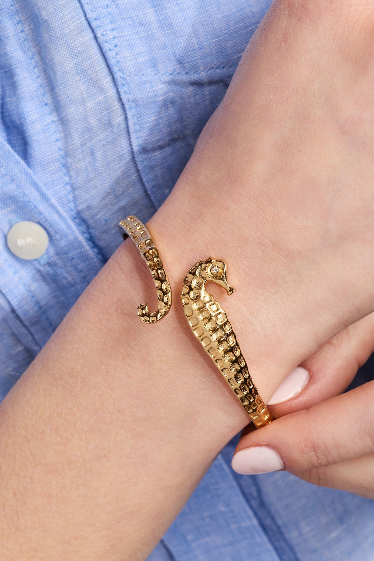 Bracciale a Polsino Cavalluccio Marino