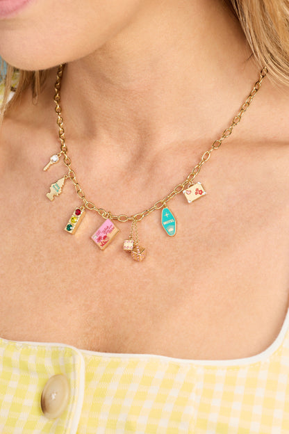 Collana Multi-Charm Road Trip