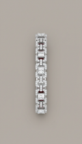 Platinum and diamond bracelet
