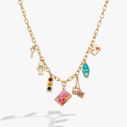 Collana Multi-Charm Road Trip