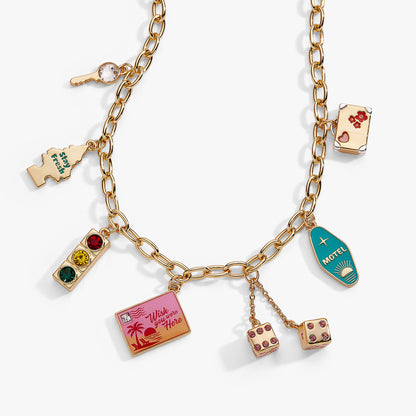 Collana Multi-Charm Road Trip